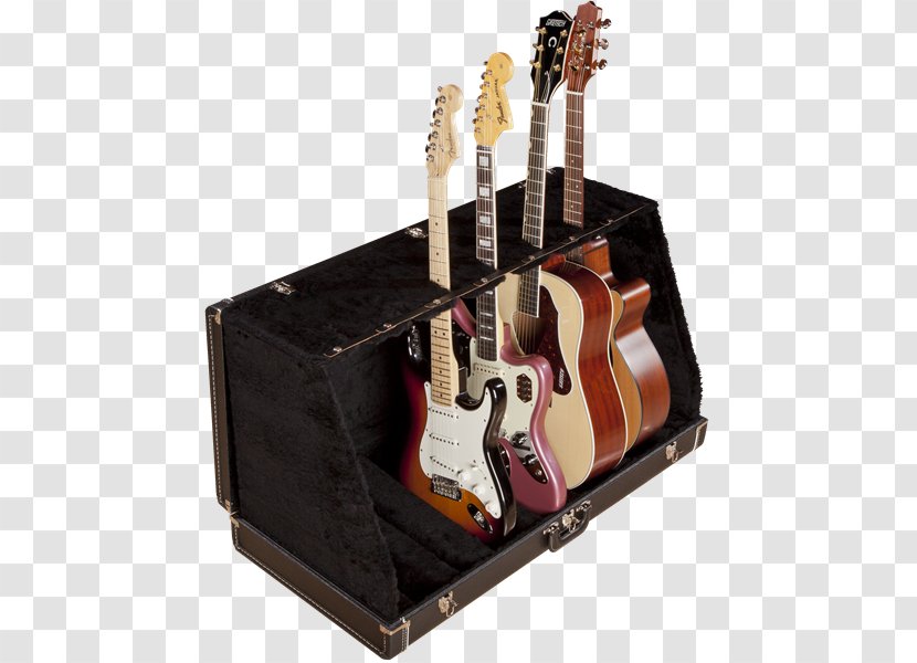 Fender Guitar Case Stand Electric Musical Instruments Corporation Acoustic - Watercolor - Epiphone Guitars Transparent PNG