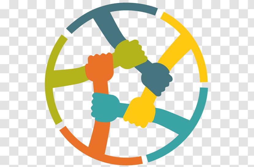 Teamwork Clip Art Logo Image - Human Behavior - Helping Hands Transparent PNG