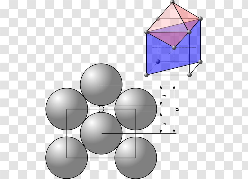 Site Interstitiel Cubique Centré Crystal Structure Crystallography - Area - Lattice Transparent PNG