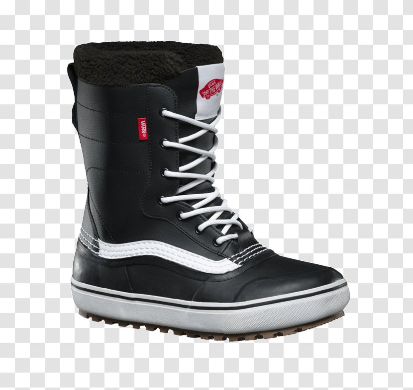 Snow Boot Vans Sneakers Shoe - Black Transparent PNG