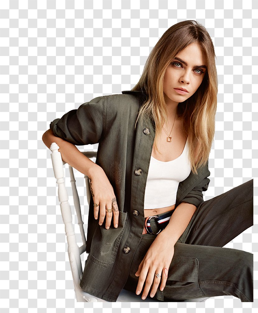 Cara Delevingne Topshop Chanel Fashion Model - Heart - Transparent Image Transparent PNG