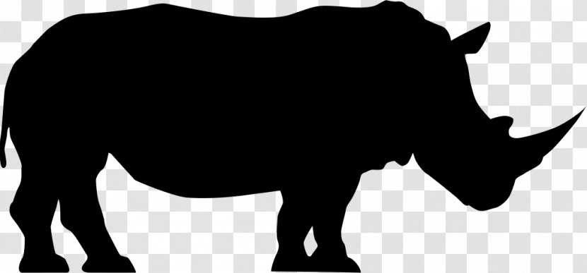 Rhinoceros Clip Art - Horn - Line Transparent PNG
