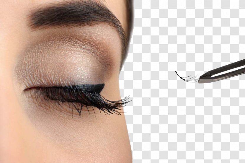 Eyelash Extensions Comb Cosmetics Hair - Eye - Long Eyelashes Beauty Transparent PNG