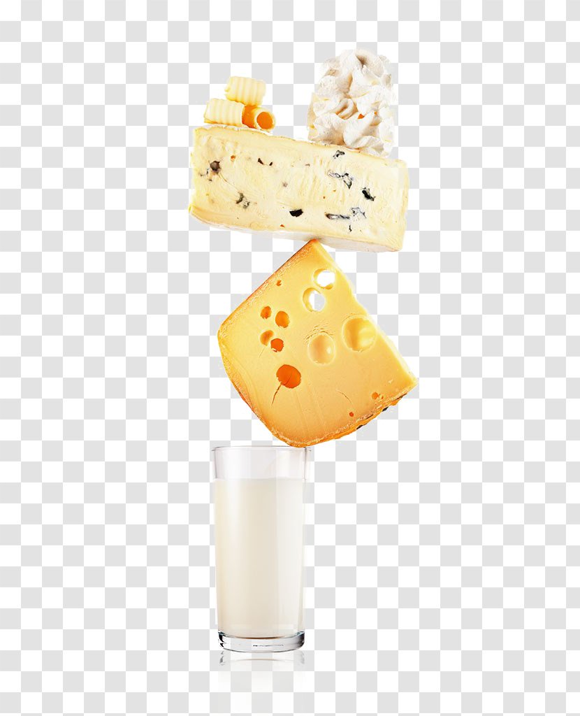 Milk Cattle Cheese Dairy Product Food - Supermarket - Stack Up Transparent PNG