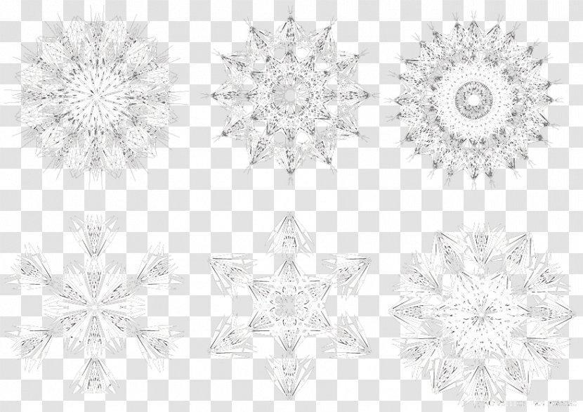 White Black Pattern - And - Winter Snow Transparent PNG