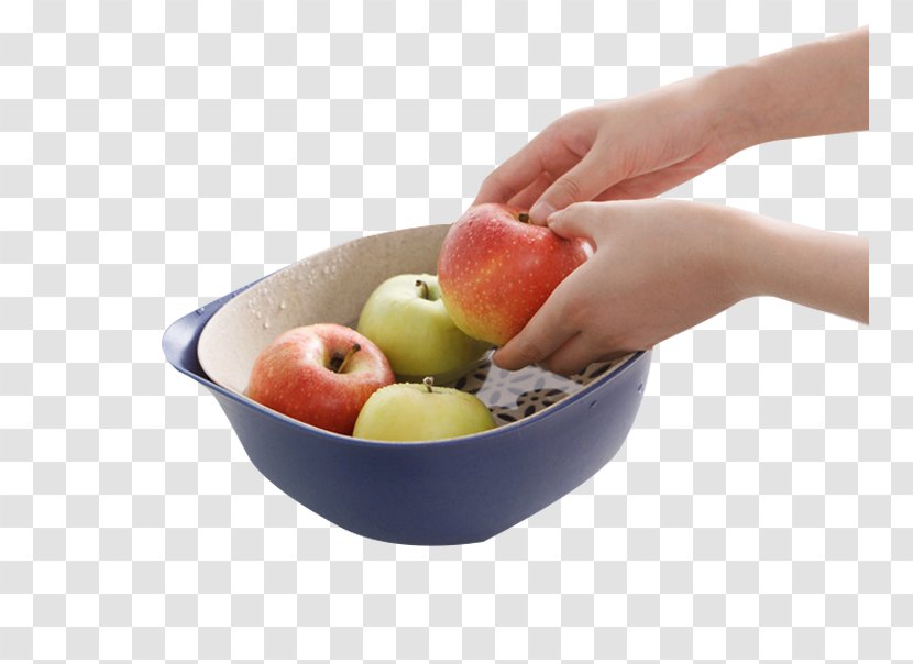 Basket Plastic Drain Washing Wheat - Wash The Apple Scene Material Transparent PNG