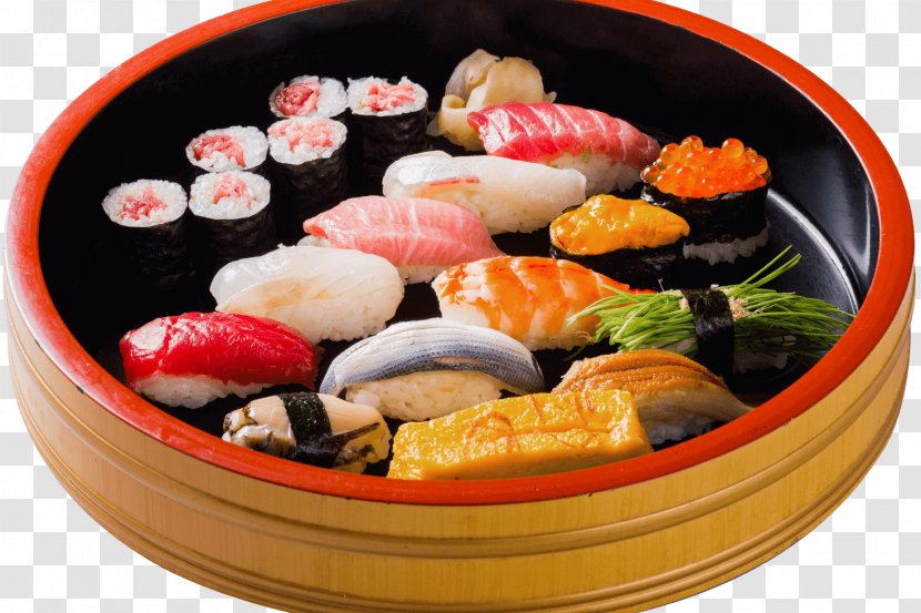 California Roll Sashimi Gimbap Sushi Chinese Cuisine - Seafood Transparent PNG