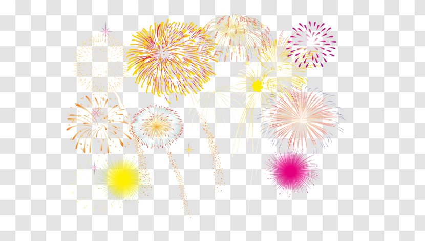 Fireworks 21-gun Salute - Peach - Color Transparent PNG