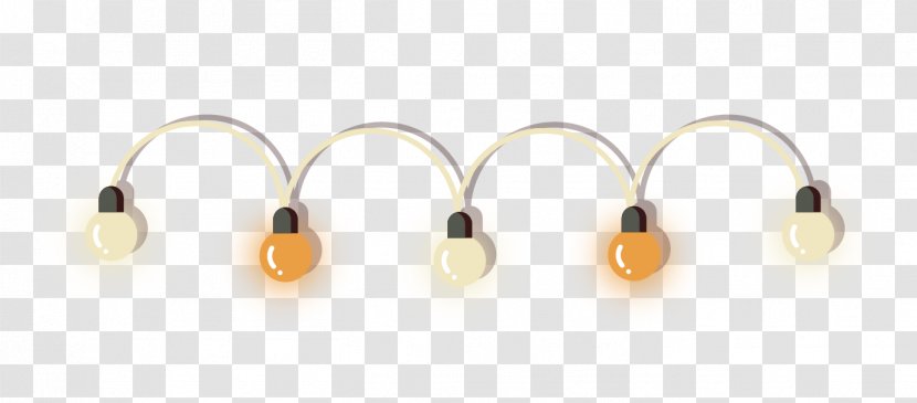 Yellow Lighting Body Piercing Jewellery Font - Light Bulb Transparent PNG