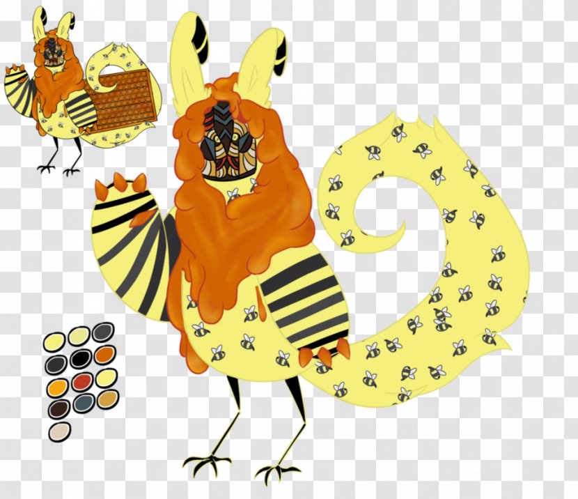 Rooster Insect Pollinator Clip Art - Bee Movie Transparent PNG
