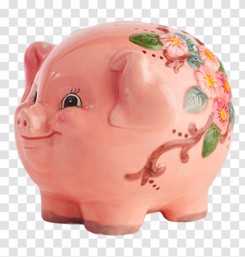 Domestic Pig Piggy Bank Pink - Rgb Color Model Transparent PNG
