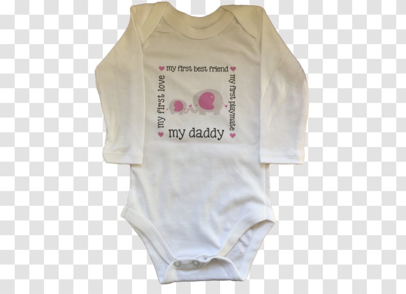 Sleeve T-shirt Baby & Toddler One-Pieces Bodysuit Outerwear - Love My Dad Transparent PNG