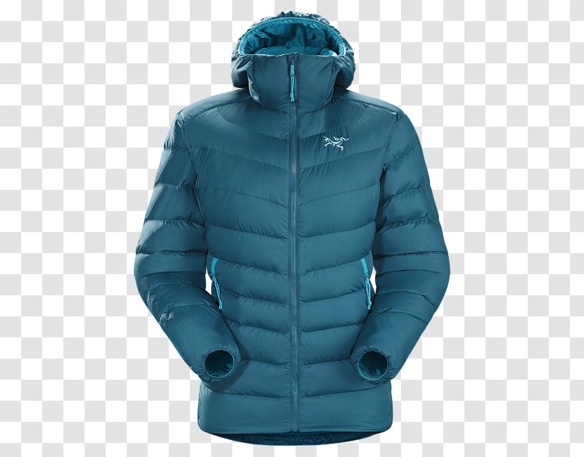 Hoodie Slipper Jacket Arc'teryx Clothing - Turquoise Transparent PNG