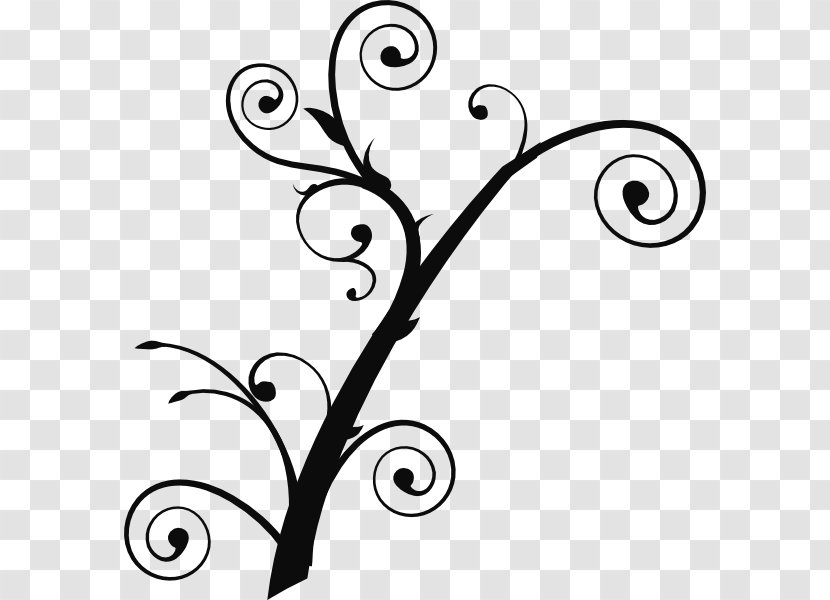 Branch Tree Clip Art - Curly Transparent PNG