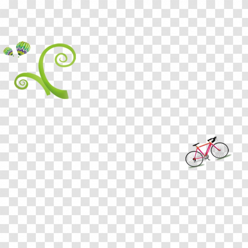 Download Clip Art - Green - Bicycle Transparent PNG