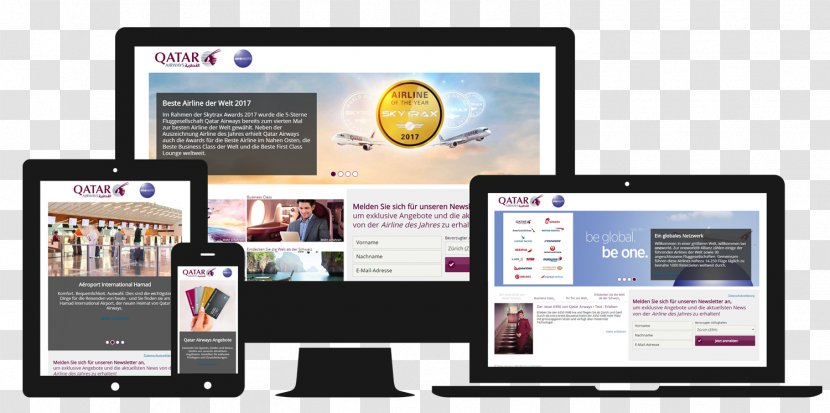 Case Study Poster Computer Monitors Display Advertising Information - Qatar Airways Transparent PNG