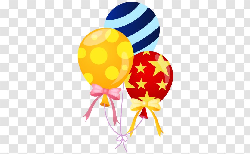 Balloon Lollipop Yellow - Children S Party - Balloons Transparent PNG