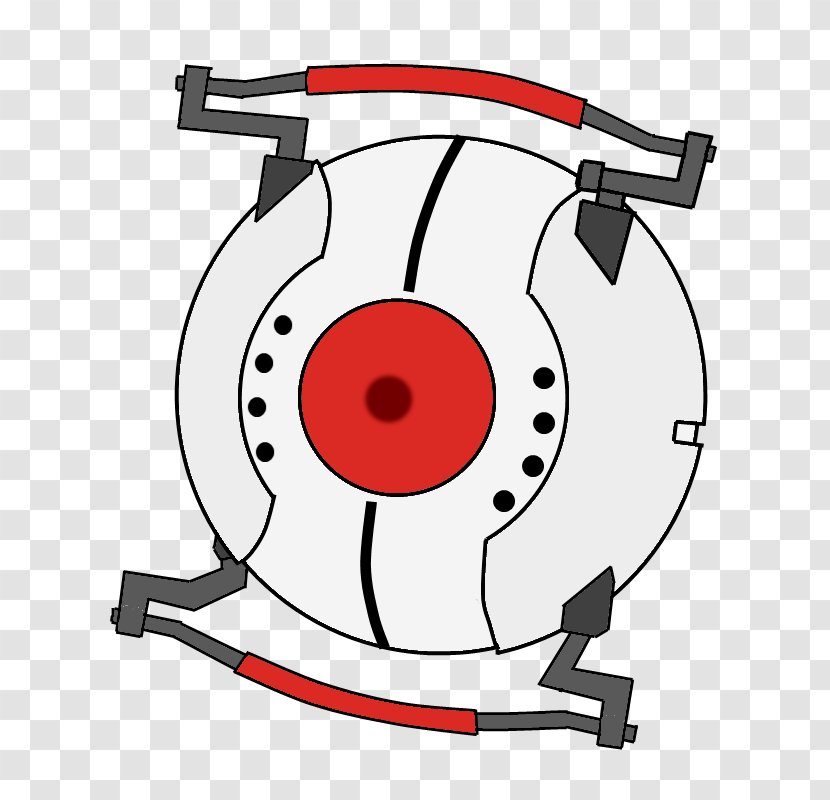 Portal 2 Drawing Wheatley GLaDOS - Glados - Painting Transparent PNG