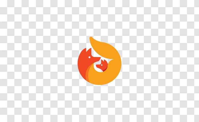 Logo Computer Font - Orange - Cartoon Fox Transparent PNG