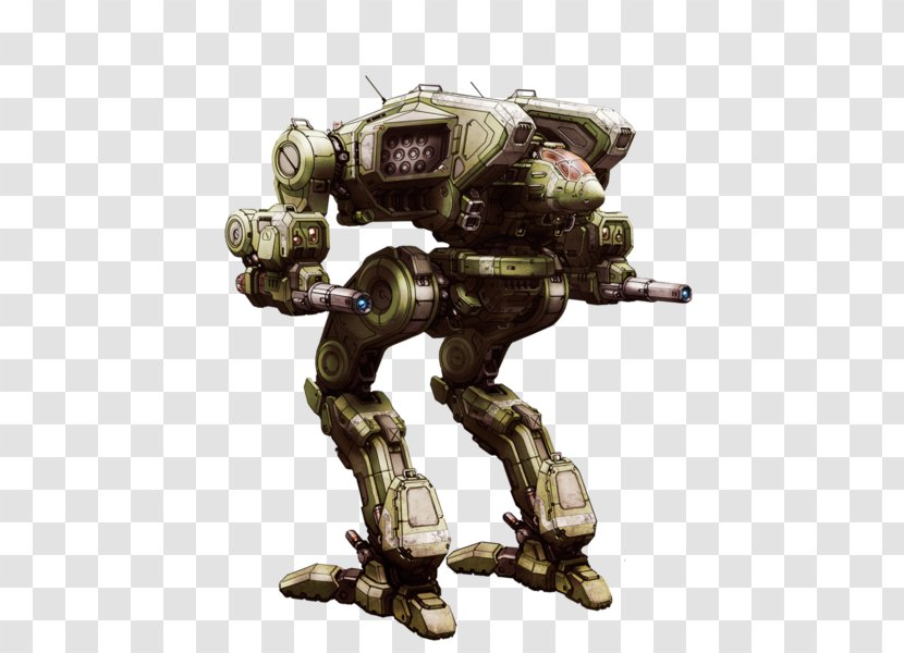 MechWarrior Online MechAssault BattleTech Video Game - Figurine - Robot Transparent PNG