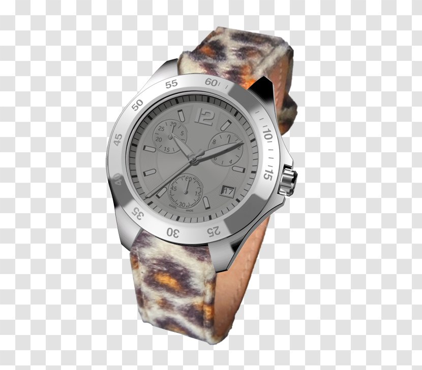 Watch Swiss Made 121TIME Brand Fortis - Accessory - Leopard Skin Transparent PNG