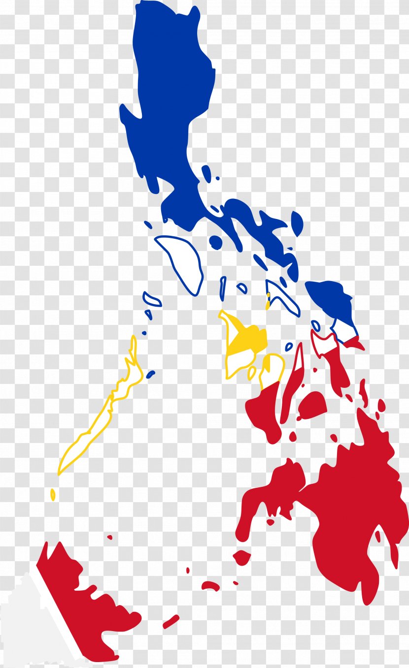 Flag Of The Philippines Map - Point Transparent PNG