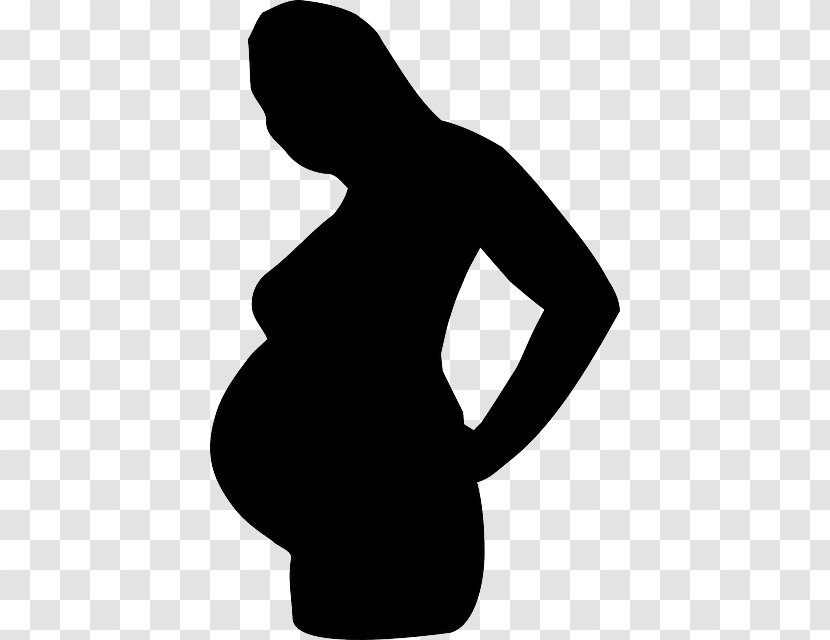 Pregnancy Silhouette Clip Art - Pregnant Mother Transparent PNG