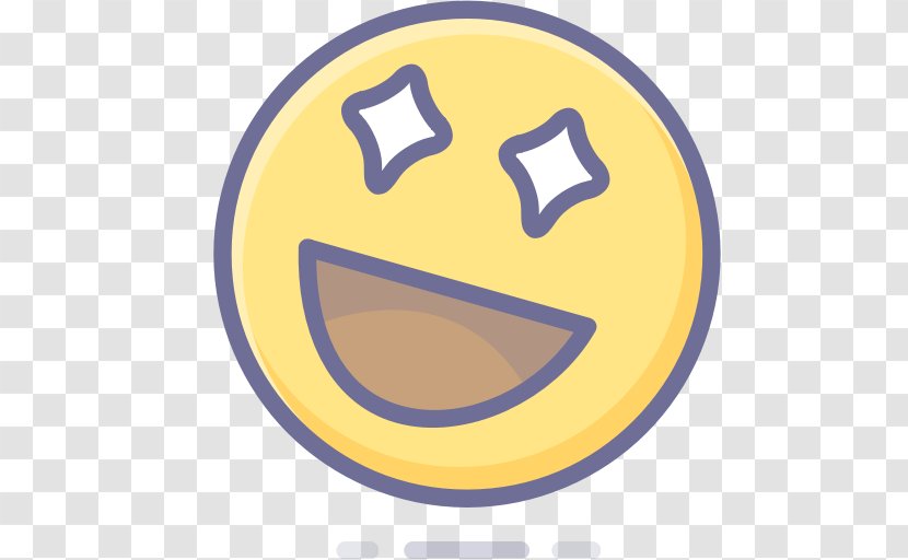 Superstruck Emoji Transparent Clipart. - Facial Expression - Happiness Transparent PNG