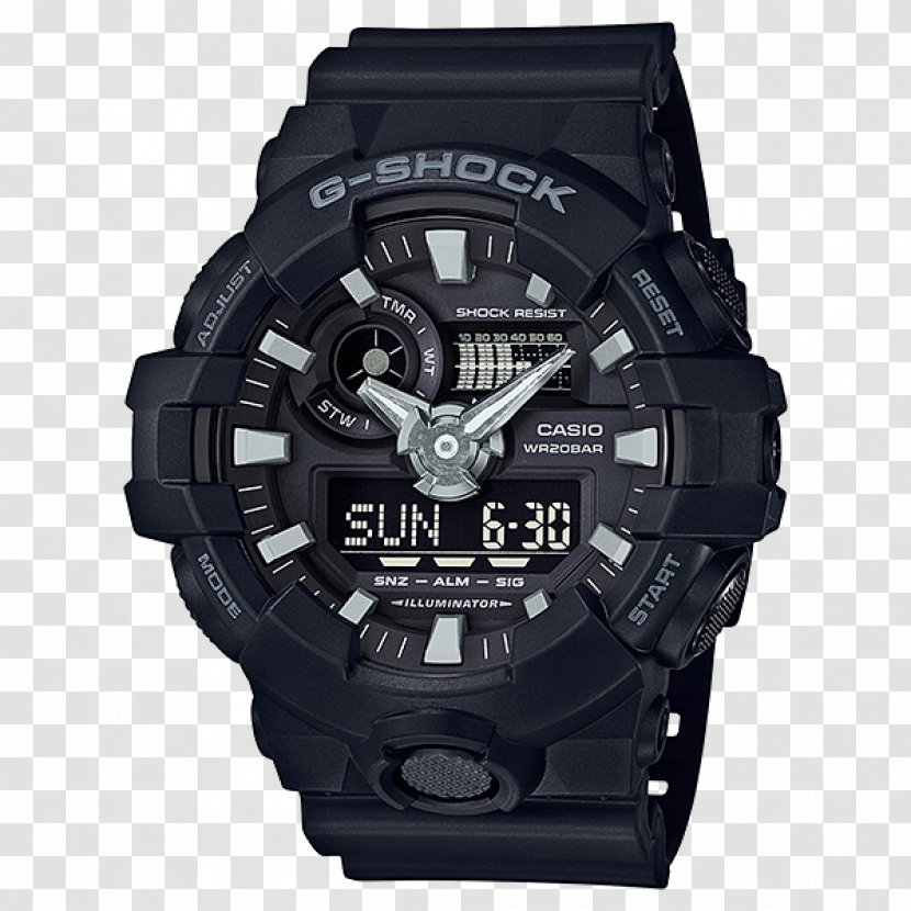 G-Shock Shock-resistant Watch Casio Illuminator - Shockresistant Transparent PNG