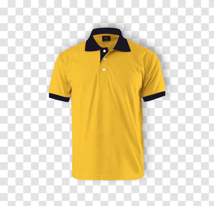 Polo Shirt T-shirt Yellow France Ligue 1 Lille OSC - Crew Neck Transparent PNG