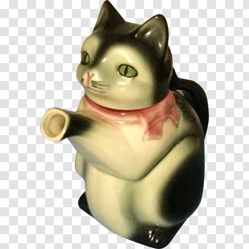 Whiskers Cat Figurine Transparent PNG