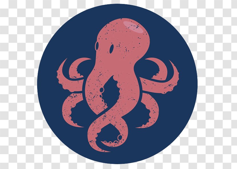 Octopus Cartoon Giant Pacific Pattern Symbol - Number Transparent PNG