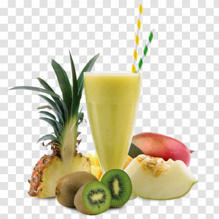 Juice Smoothie Milkshake Health Shake Piña Colada - Strawberry Transparent PNG