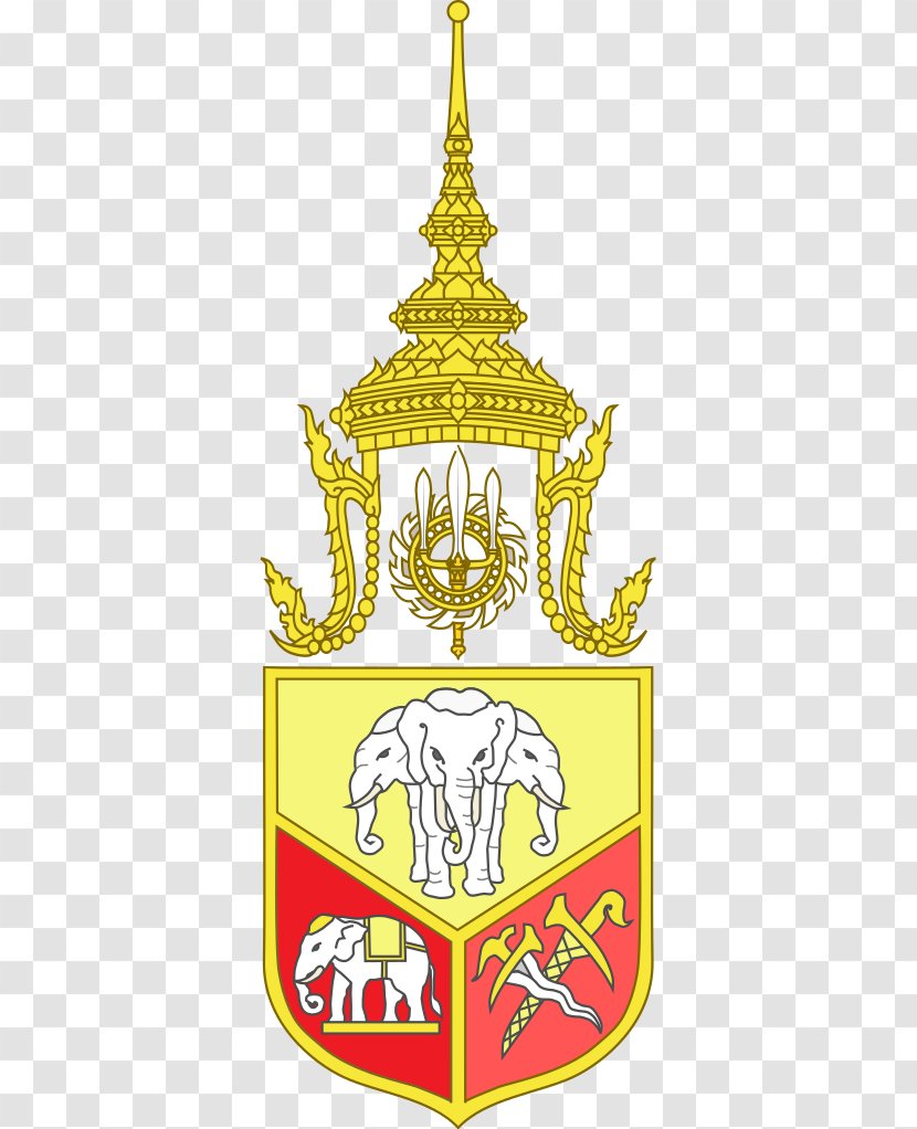 Great Crown Of Victory Emblem Thailand - Area - Thai Buddha Transparent PNG