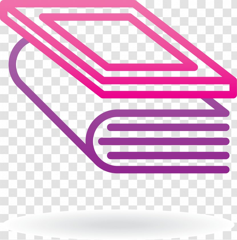 Simple Book Design Material - Pink - Flat Transparent PNG