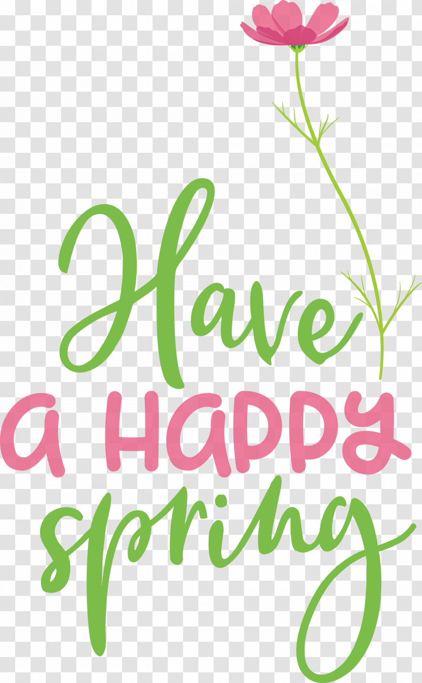 Spring Have A Happy Spring Transparent PNG