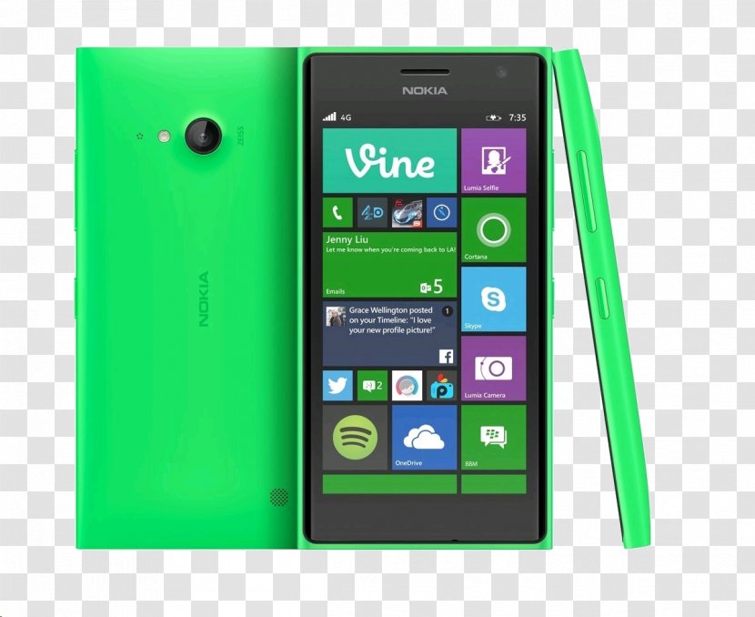 Nokia Phone Series Smartphone Telephone O2 - Lumia 735 Transparent PNG