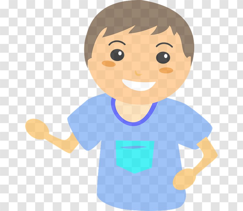 Cartoon Child Clip Art Male Finger - Toddler Play Transparent PNG