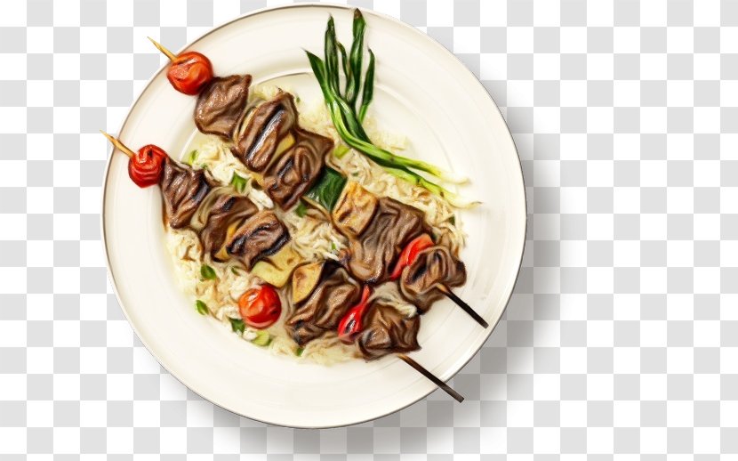 Cuisine Food Dish Shashlik Ingredient - Vegetarian - Skewer Transparent PNG