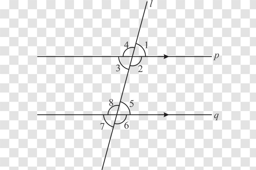 Line Geometry Transversal Parallel Angle - Drawing Transparent PNG