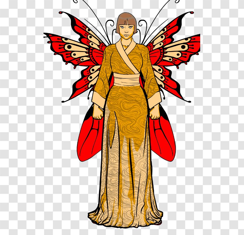 Fairy Costume Design Insect - Mythical Creature Transparent PNG