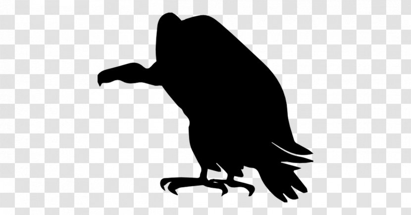 Vulture Silhouette Clip Art - Black Transparent PNG