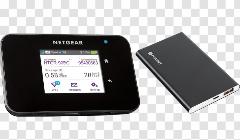 NETGEAR AirCard 810S Router Modem Data Transfer Rate 4G - Technology - One Whitehall Place Transparent PNG