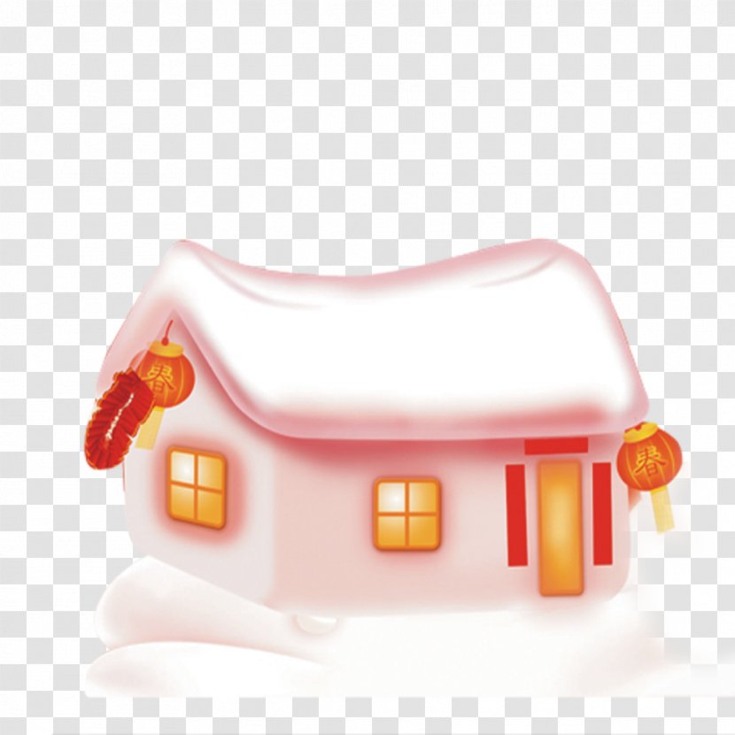 Igloo Snowman House - Winter - Pattern Transparent PNG