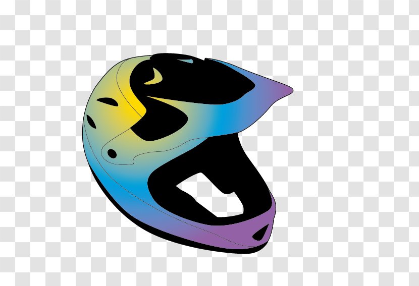 Bicycle Helmet Motorcycle Euclidean Vector Clip Art - Colored Cartoon Transparent PNG