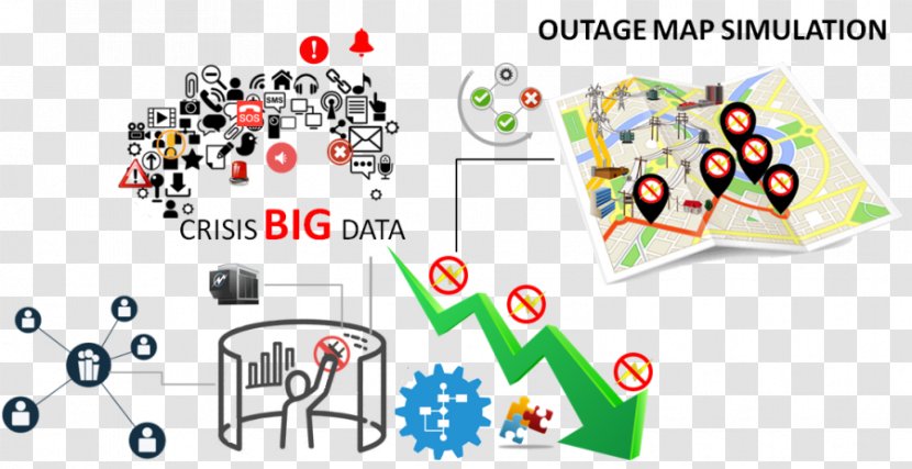 Big Data Linked Management Crisis - Computer Software - Consumers Energy Outage Map Transparent PNG