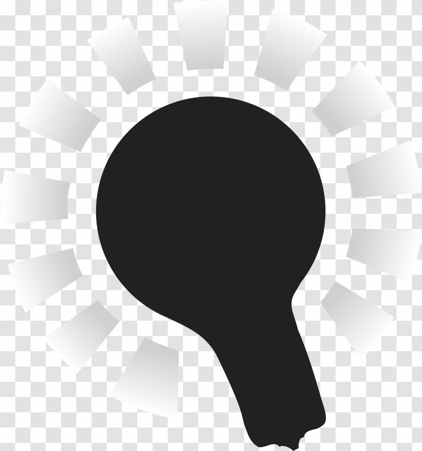 Incandescent Light Bulb Lamp Clip Art - Led - Black Transparent PNG