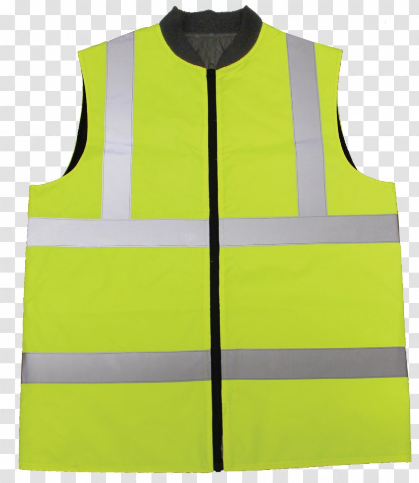 Gilets Sleeveless Shirt High-visibility Clothing - Yellow - Safety Vest Transparent PNG