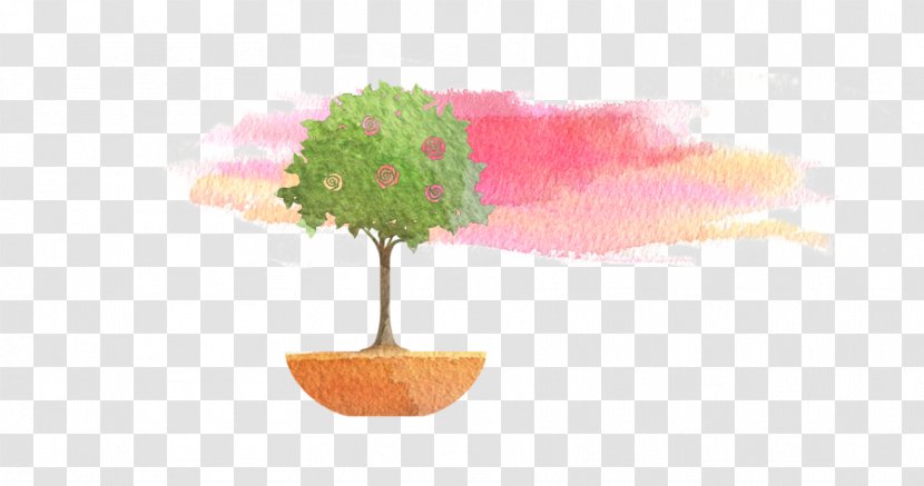 Desktop Wallpaper Computer - Plant - Watercolour Trees Transparent PNG