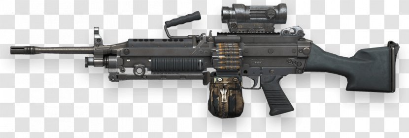 FN Minimi Herstal Light Machine Gun Firearm - Heart - M249 Transparent PNG